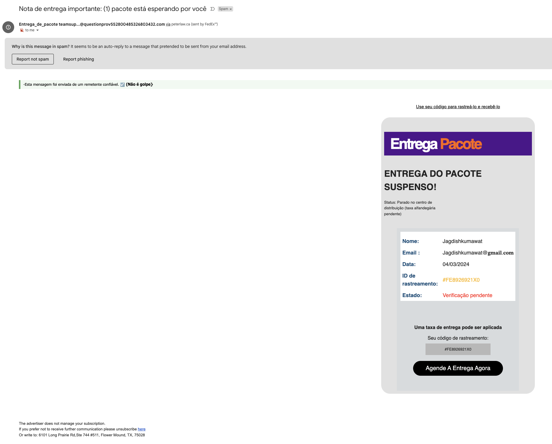 Attcking email